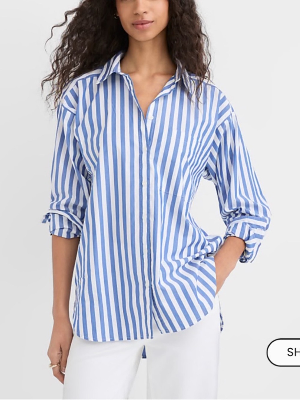 LOFT striped button down